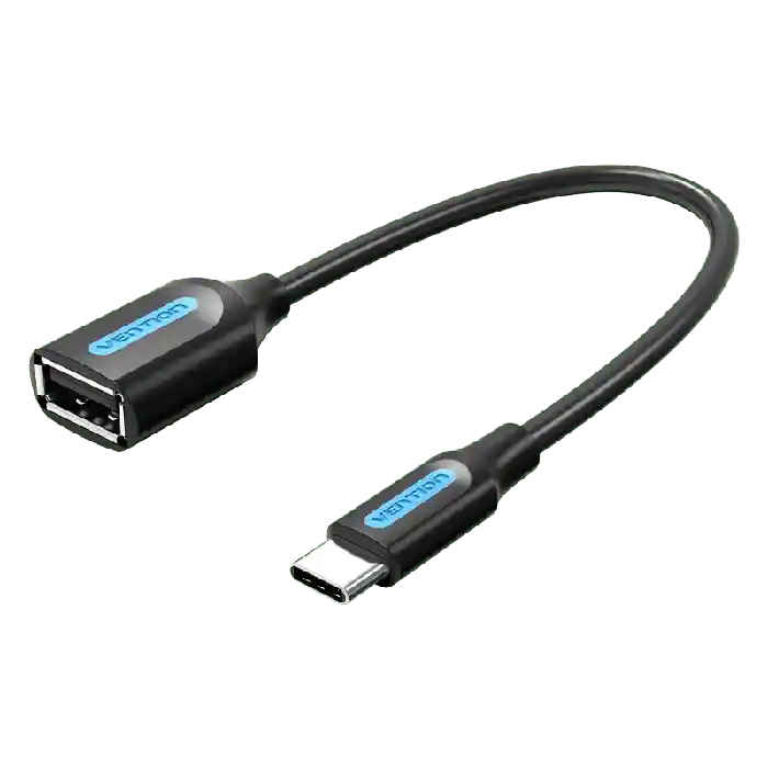 VENTION CCSBB USB 2.0 C Male to A Female OTG Cable 0.15M PVC Type Black